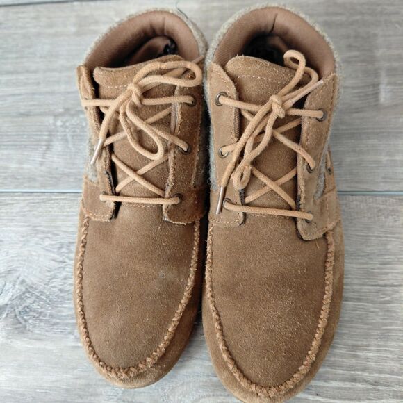 Patagonia Boots Womens Thatcher Kula Chukka Shoes Brown Suede Booties Size 7.5 - Picture 8 of 11